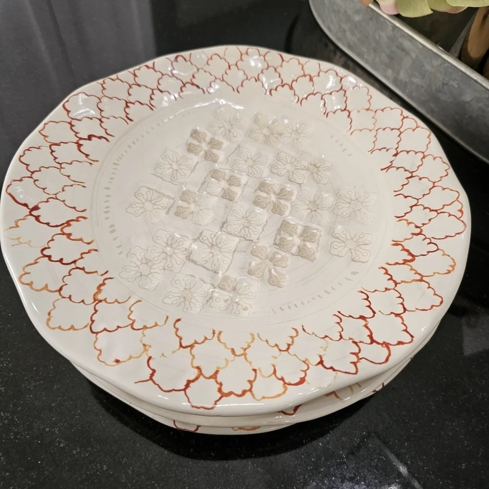 William Sonoma Moroccan Tile Salad Plates